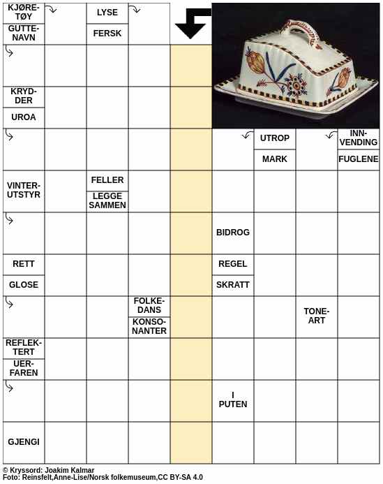 Dagens kryssord – 18. Mars - 2024