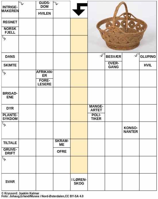 Dagens kryssord – 19. Juni - 2024