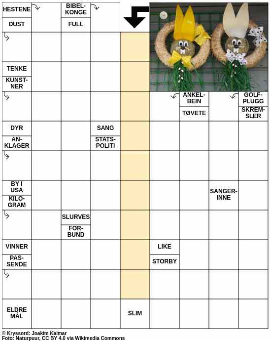 Dagens kryssord – 24. Mars - 2024