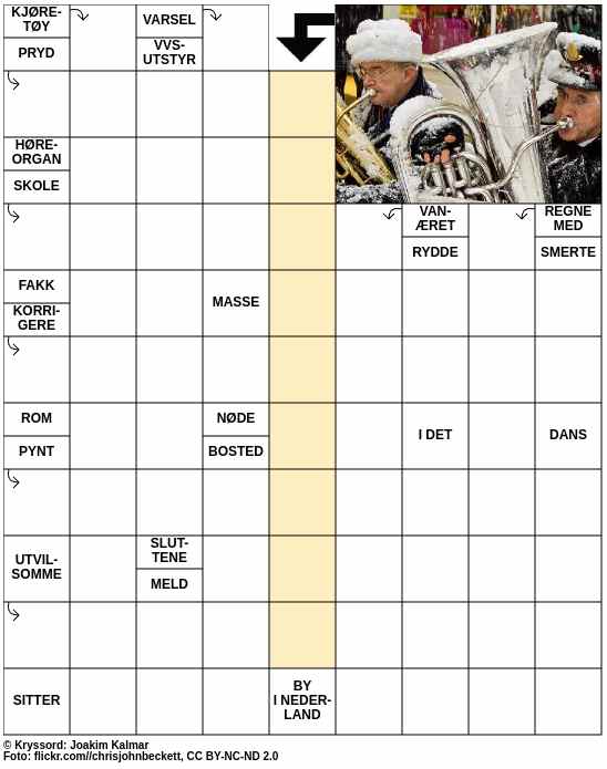 Dagens kryssord – 28. Desember - 2025